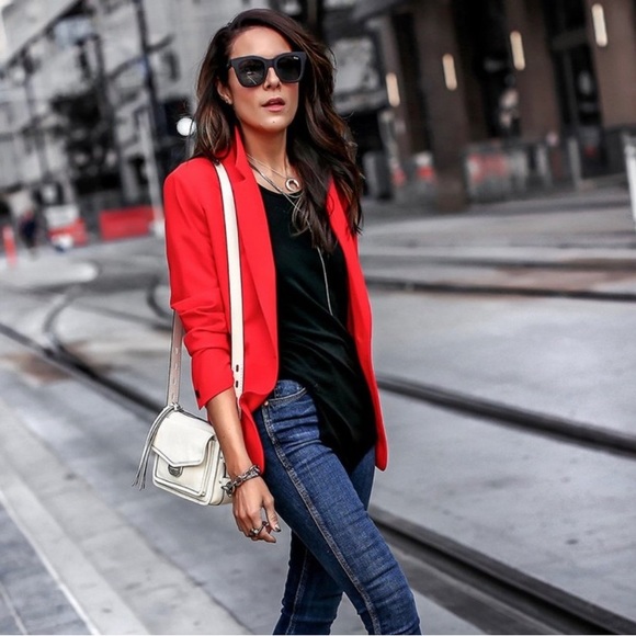 Vintage Pendleton Red Wool Double Button Blazer - Picture 14 of 15